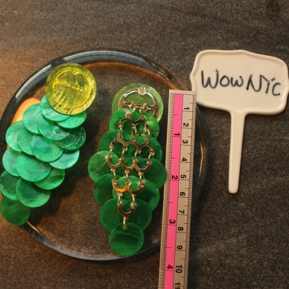 Natural Shell Tassel Chandelier Dangling earrings - Picture 5 of 7